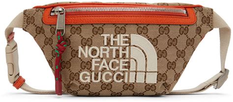 gucci northface belt bag